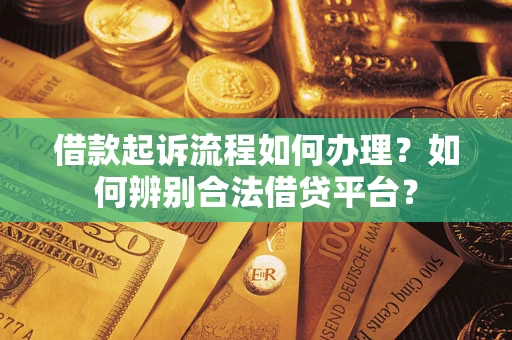 武汉借款起诉流程如何办理？如何辨别合法借贷平台？