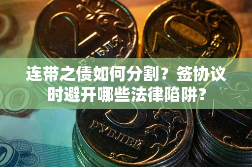 武汉连带之债如何分割？签协议时避开哪些法律陷阱？