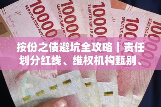 武汉按份之债避坑全攻略｜责任划分红线、维权机构甄别、纠纷处理全流程拆解
