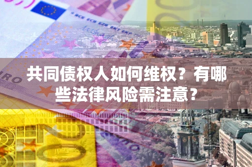 武汉共同债权人如何维权？有哪些法律风险需注意？