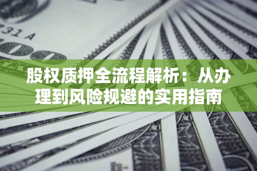 武汉股权质押全流程解析：从办理到风险规避的实用指南