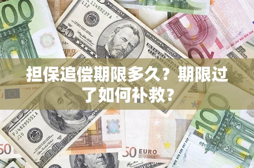 武汉担保追偿期限多久？期限过了如何补救？