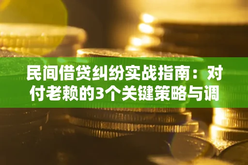 武汉民间借贷纠纷实战指南：对付老赖的3个关键策略与调解盲区解析