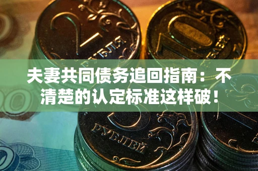 武汉夫妻共同债务追回指南：不清楚的认定标准这样破！