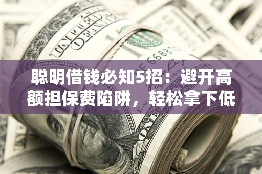 武汉聪明借钱必知5招：避开高额担保费陷阱，轻松拿下低息贷款