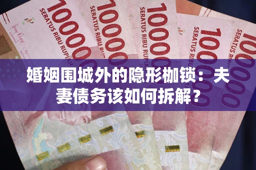 武汉婚姻围城外的隐形枷锁：夫妻债务该如何拆解？