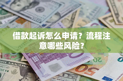 武汉借款起诉怎么申请？流程注意哪些风险？